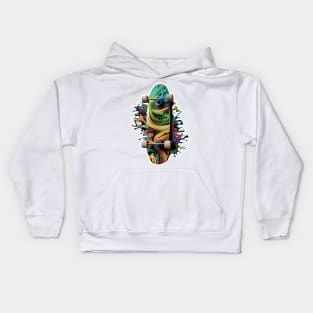 Skateboard Sticker design #4 Kids Hoodie